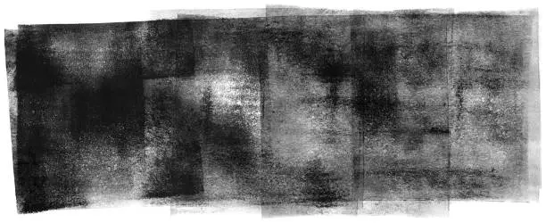 Photo of Panoramic Rolled Ink Grunge Texture