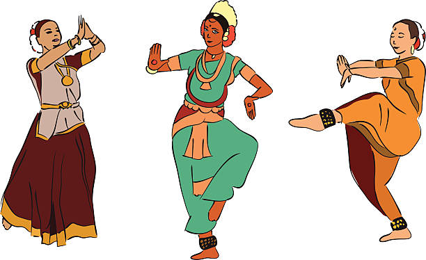 Indian Classical Dance Illustrations, Royalty-Free Vector Graphics & Clip  Art - iStock