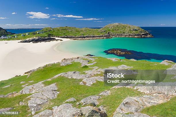 Achmelvich Playa De Verano Foto de stock y más banco de imágenes de Escocia - Escocia, Playa, Cultura escocesa