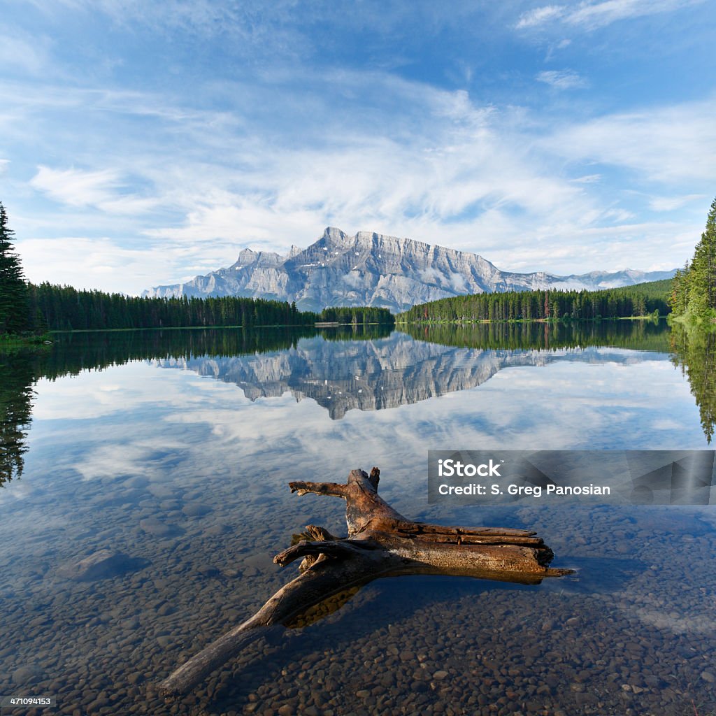 Lago Two Jack - Foto de stock de Agua libre de derechos