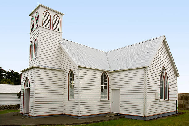 istock Quirky little church 471095347