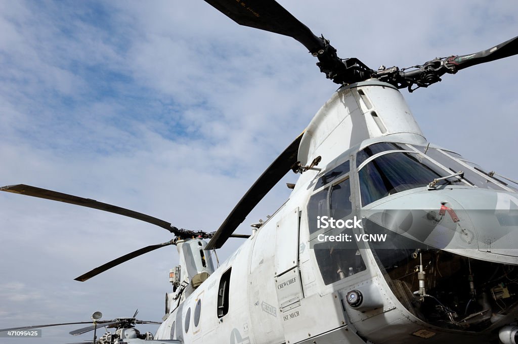 Boeing vertol Chinook helicóptero - Foto de stock de Autoridad libre de derechos