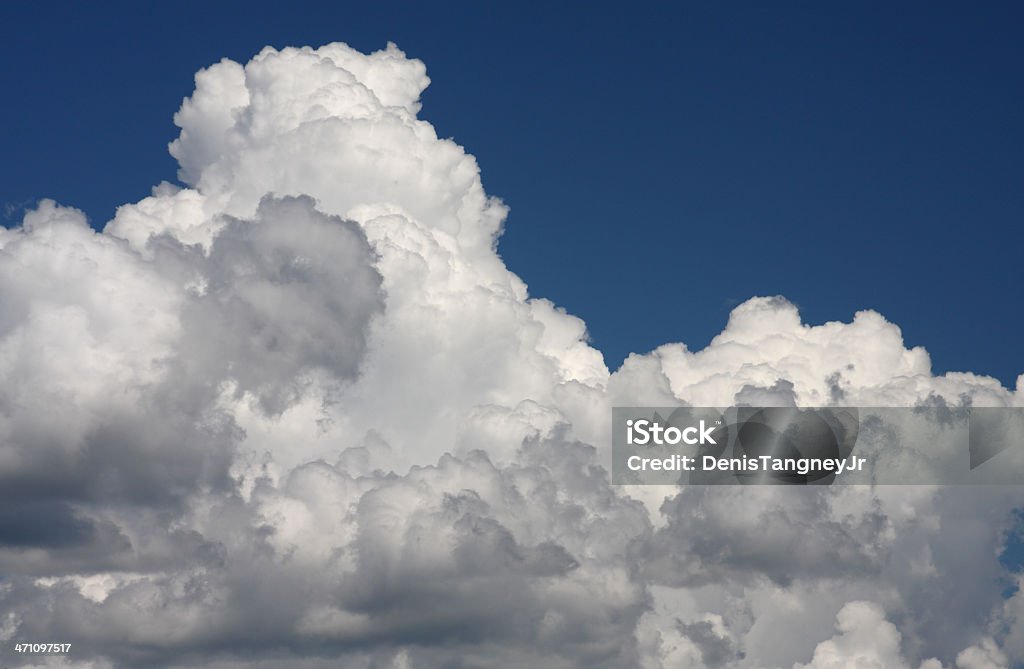Cumulus Wolken - Lizenzfrei Bedeckter Himmel Stock-Foto