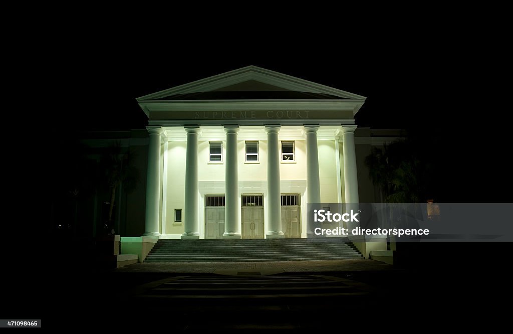 Florida Corte suprema a notte - Foto stock royalty-free di Florida - Stati Uniti