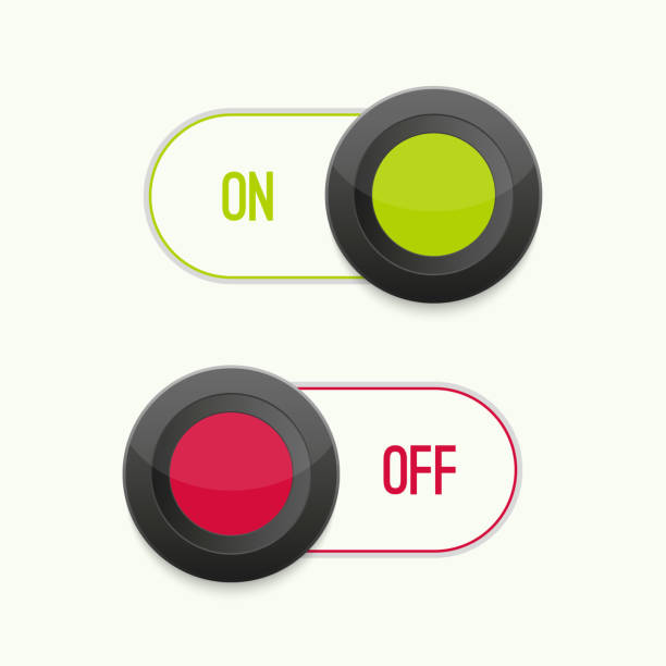 On Off Toggle Icon Illustrations, Royalty-Free Vector Graphics & Clip ...
