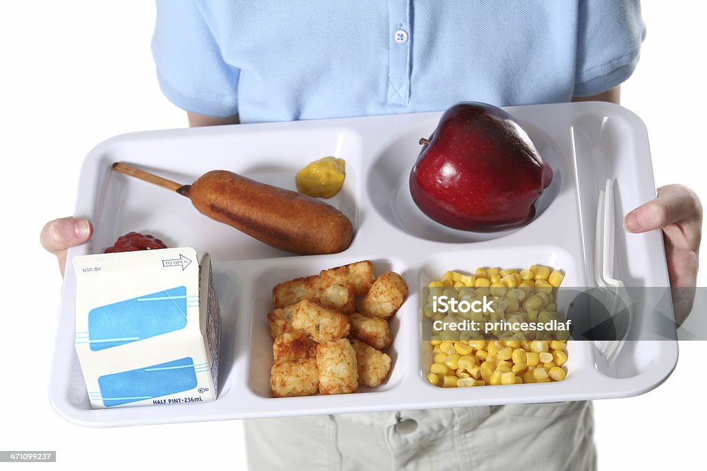 Delicioso almuerzo bandeja - Foto de stock de Bandeja libre de derechos