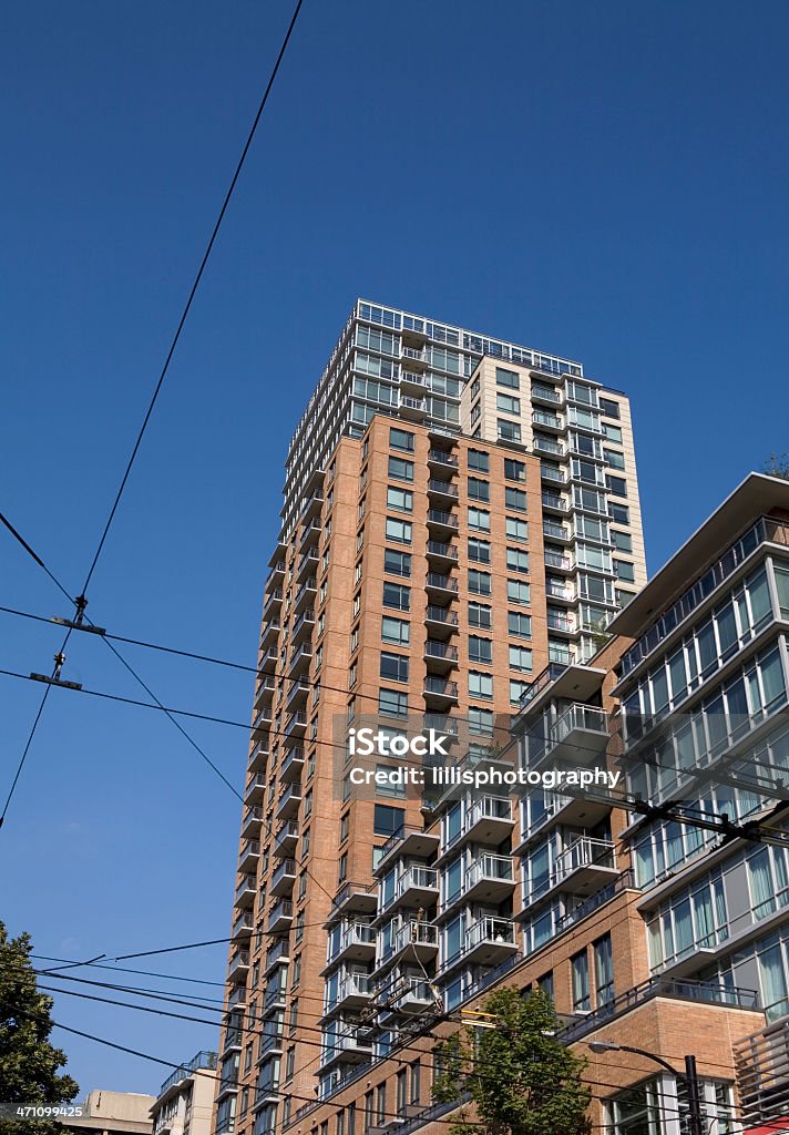Apartment-Gebäude in Vancouver, British Columbia - Lizenzfrei Architektur Stock-Foto