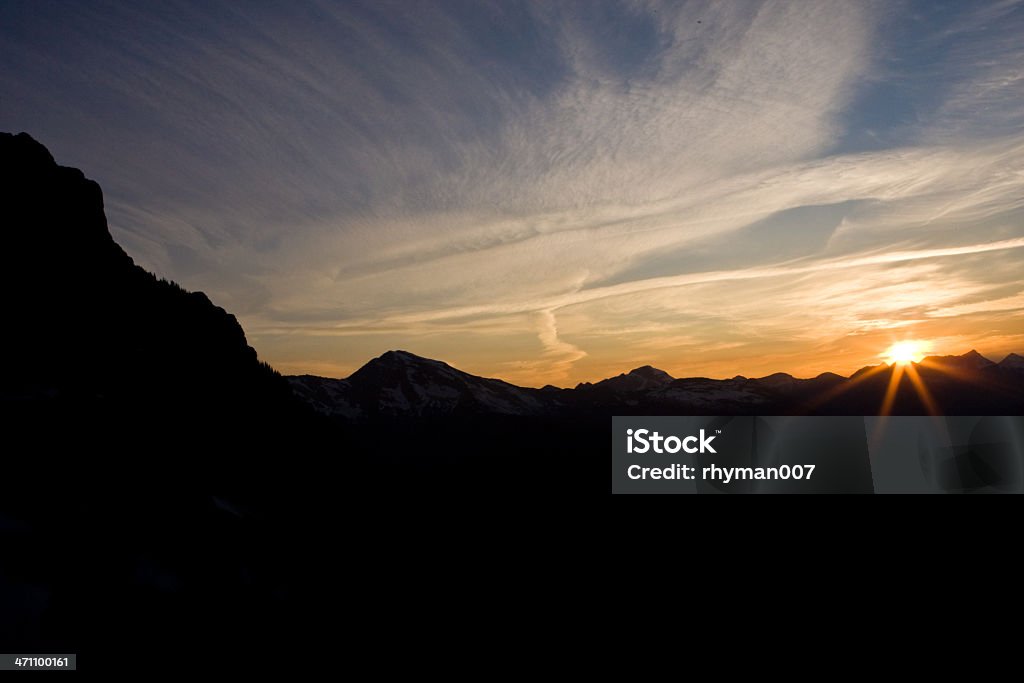 산 해질녘까지 - 로열티 프리 0명 스톡 사진