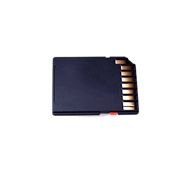 istock Studio shot of an isolated sd card 471100628