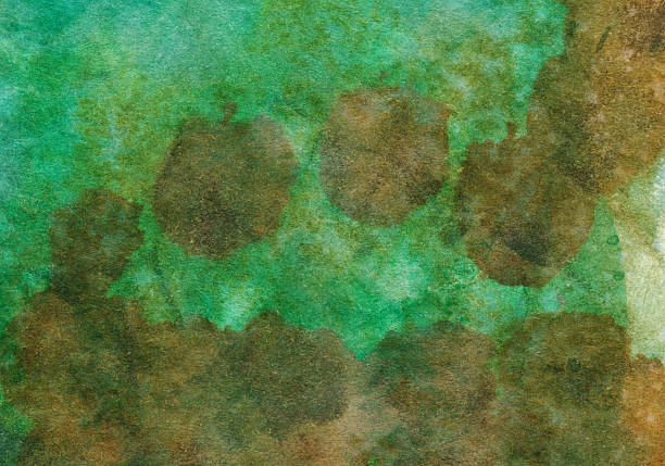 istock Spotted textured background of watercolors and ink 471101096