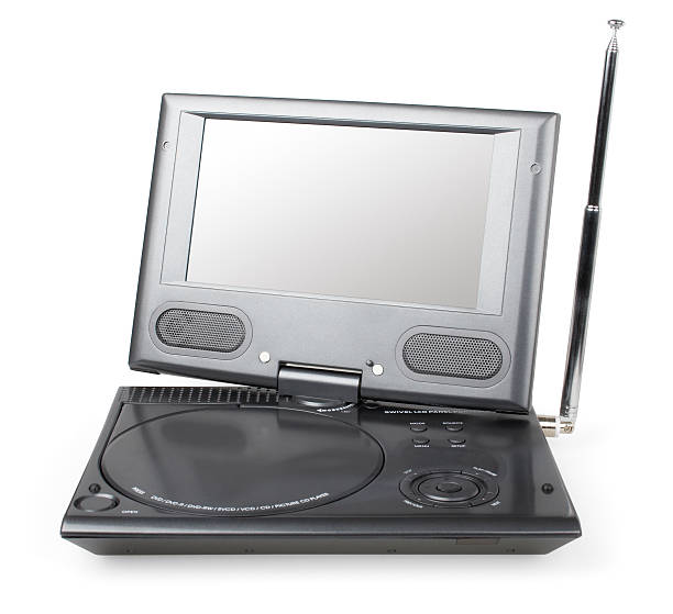 istock Portable DVD player (clipping path), isolated on white background 471101503