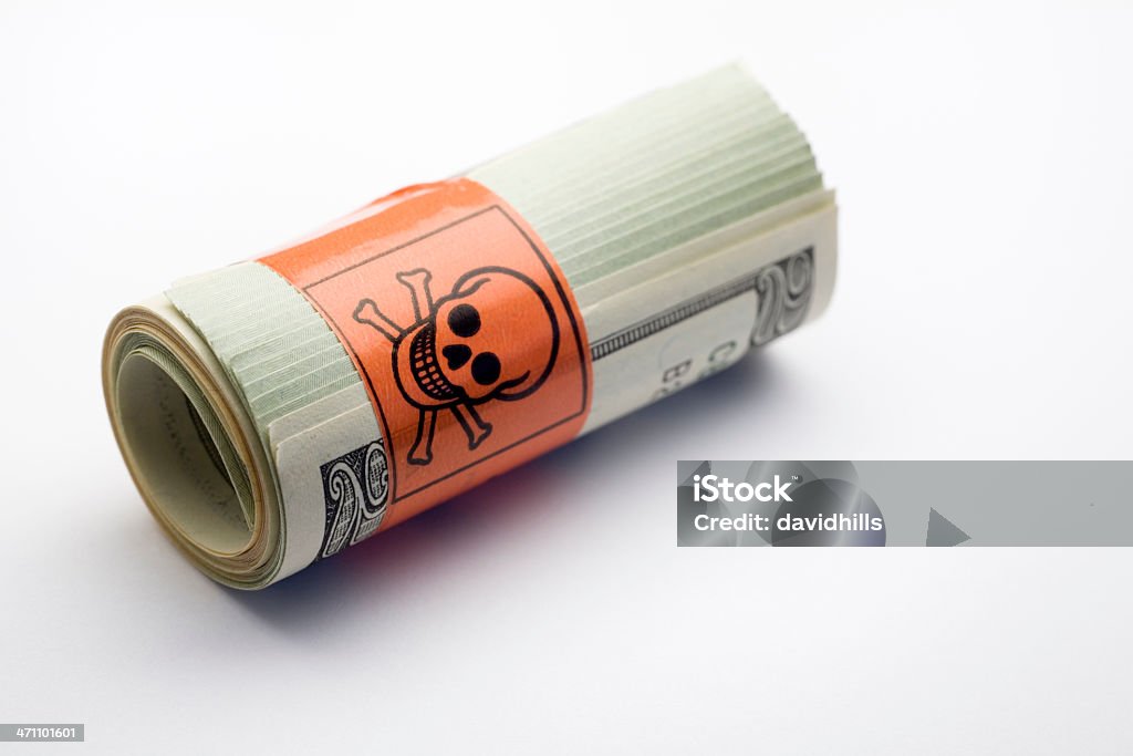 Toxic debito. - Foto stock royalty-free di Affari