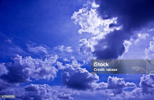 Sky With Clouds Tungsten Wb Copy Space Stock Photo - Download Image Now - Atmospheric Mood, Backgrounds, Beauty