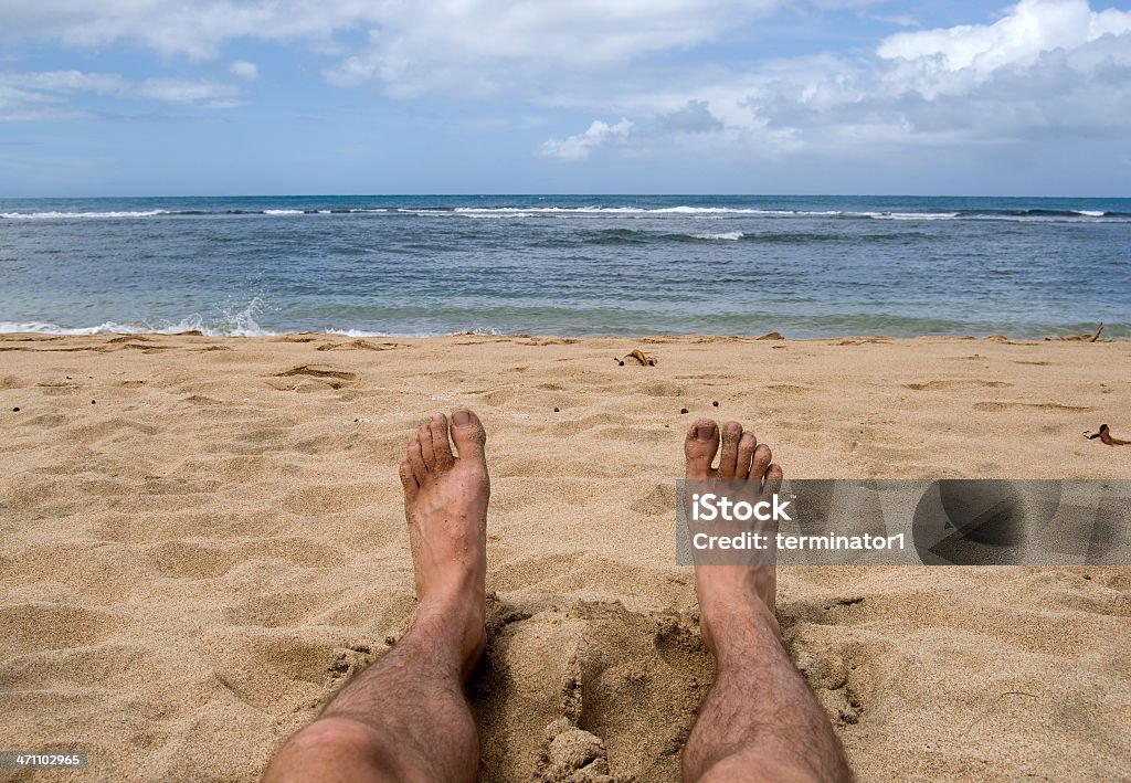 Détente sur la plage - Photo de Admirer le paysage libre de droits