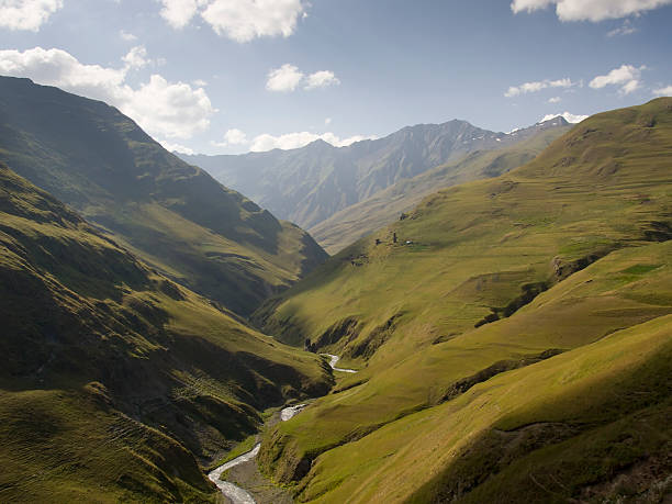 istock Magical mountain valley in Tusheti 471102973