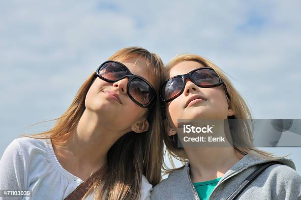 Girls With Sunglasses Stock Photo - Download Image Now - Beautiful People, Beauty, Blond Hair