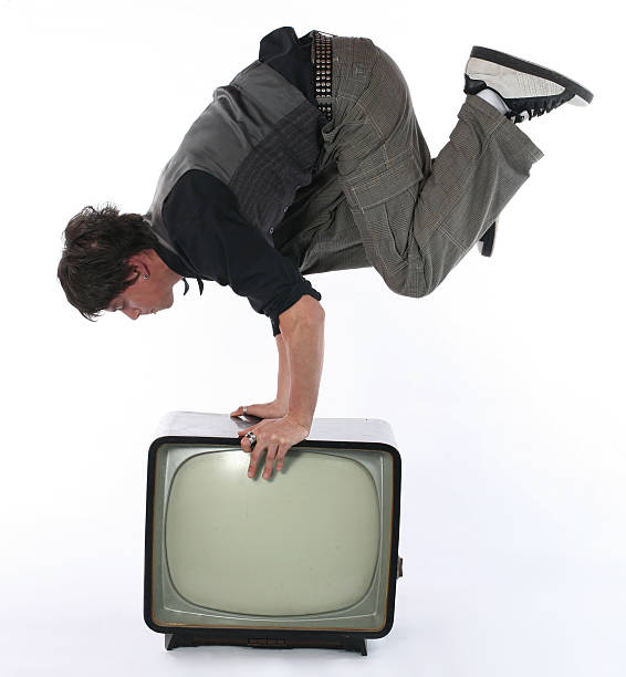 istock Media TV stunt concept 471104015