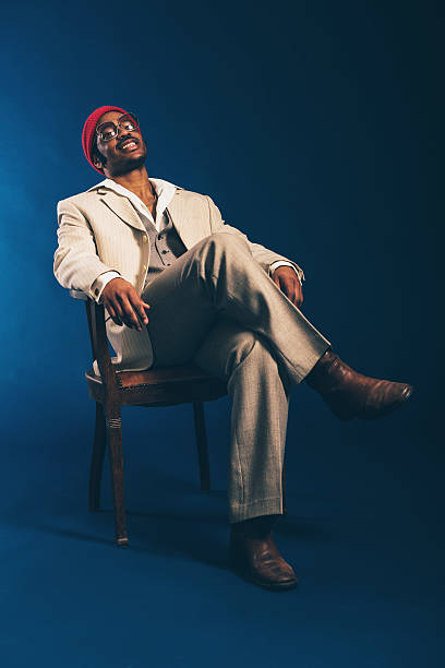 istock Happy contented African American man 471104912