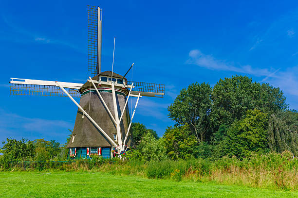 istock Windmill in Amsterdam, Holland, Netherlands 471105148