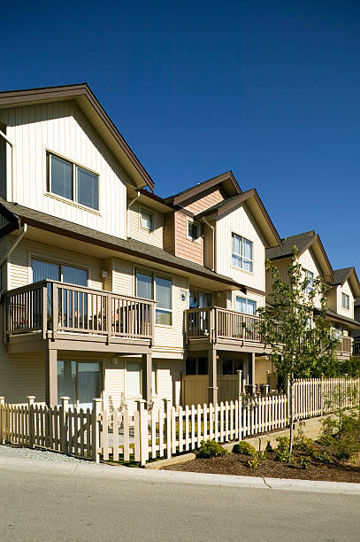 istock suburb neighborhood townhouse 471105411