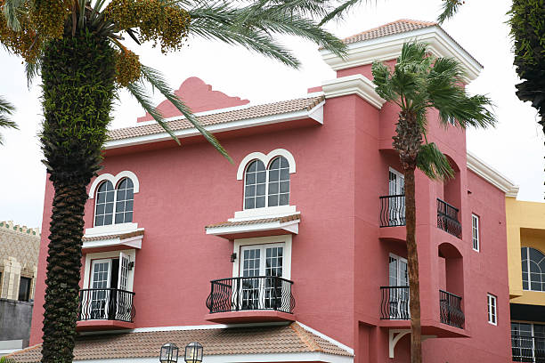 istock Tropical Apartments Above Stores 471105571