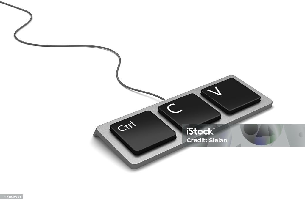 Copy Paste Keyboard Stock Photo - Download Image Now - Imitation, Glue,  Computer Keyboard - iStock