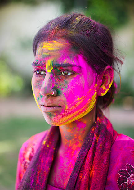istock Colorful indian girl 471106188