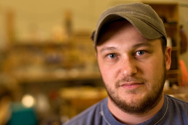 istock Close up of man in workshop 471106273