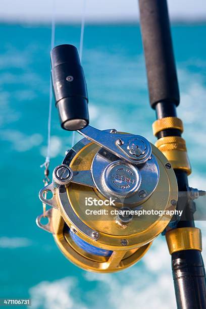 Heavy Duty Metal Deep Sea Sport Leisure Fishing Reel Stock Photo