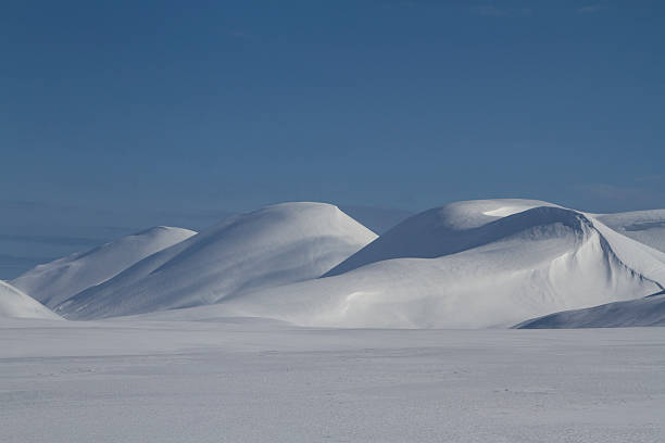 istock Bering Island hills covered with snow on a sunny day 471106820
