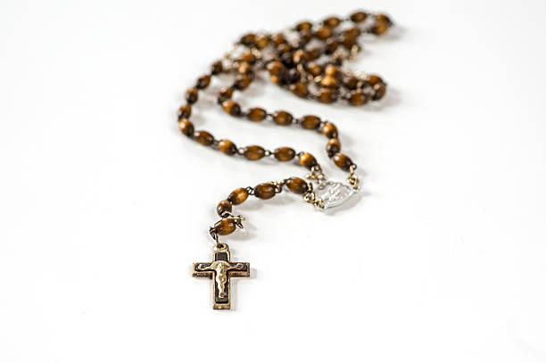 istock Wooden rosary beads 471107042