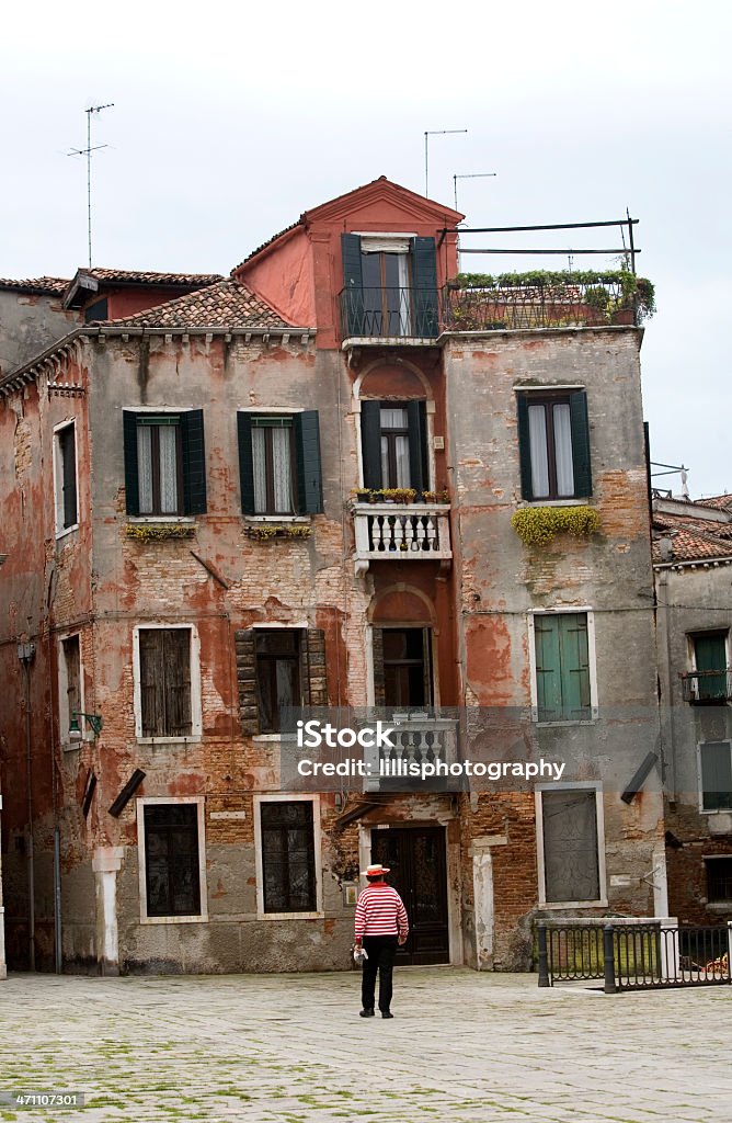 Crooked House in Venedig, Italien - Lizenzfrei Dachziegel Stock-Foto