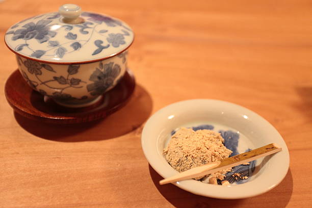 istock Japanese tea with Wagashi 471107576