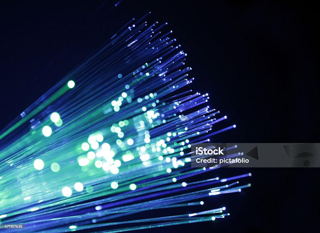 Luzes de fibra - Foto de stock de Fibra óptica royalty-free