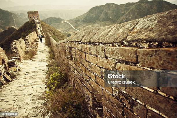 Foto de Jinshanling Grande Muralha e mais fotos de stock de Ajardinado - Ajardinado, Antigo, Arcaico