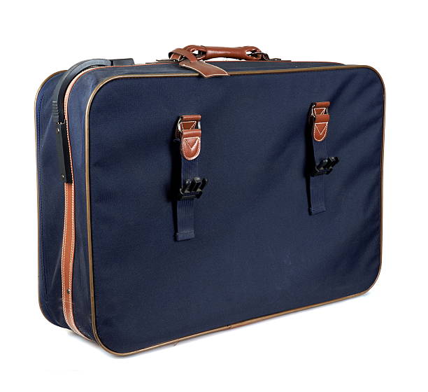 istock Studio shot of a suitcase on white background 471108750