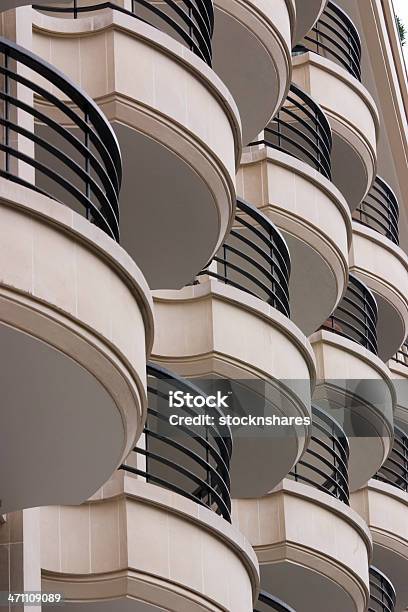 Apartment Balconies Paris Stock Photo - Download Image Now - Paris - France, Architecture, Bay Window