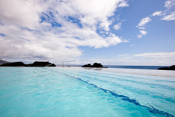 istock Beautiful Swimming Pool at the Seaside 471109233