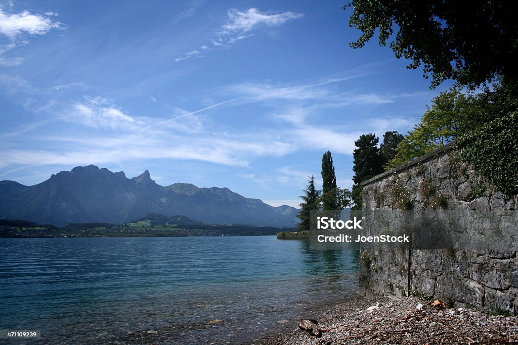 Thunersee-lago Thun - Foto de stock de Agua libre de derechos