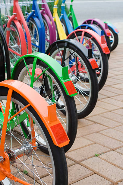 istock Multicolored scooters for sale in Amish Pennsylvania 471109403