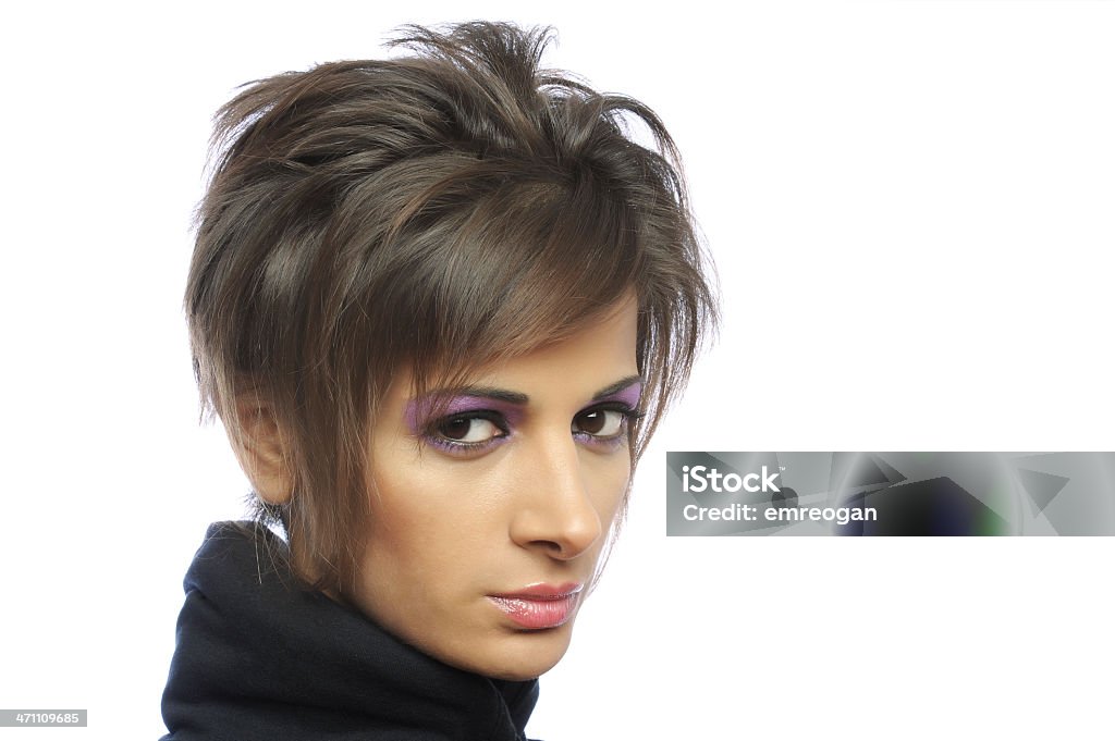 Stile di capelli - Foto stock royalty-free di Adulto