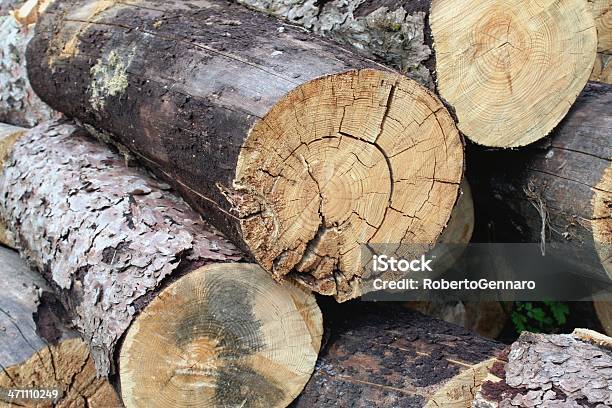 Stacked Logs Stock Photo - Download Image Now - Arrangement, Bundle, Business Finance and Industry