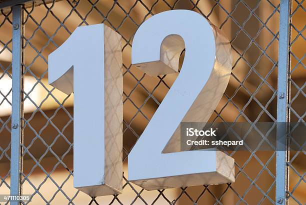 Number 12 Stock Photo - Download Image Now - Back Lit, Built Structure, Cut Out