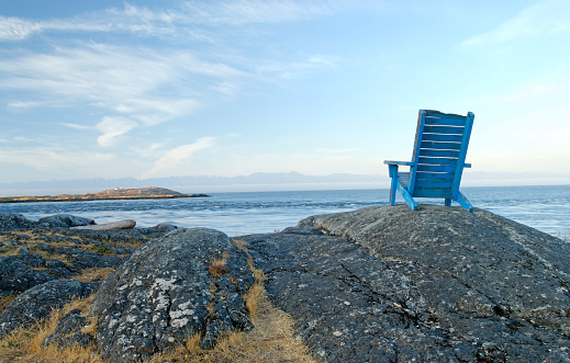 Chair with a view in Victoria BC
