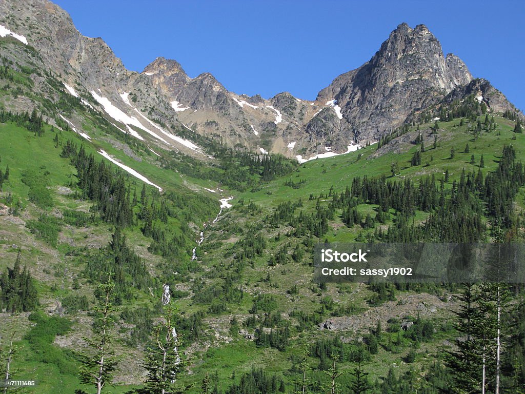 Каскадные горы Штат Вашингтон - Стоковые фото High Country роялти-фри