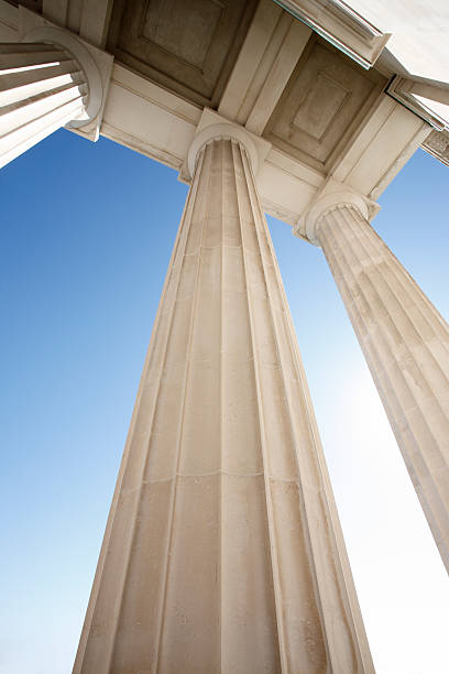 Columns with perspectiveBuilding detail with columns
