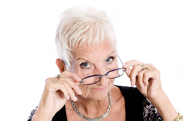 istock Mature woman with glasses 471113281