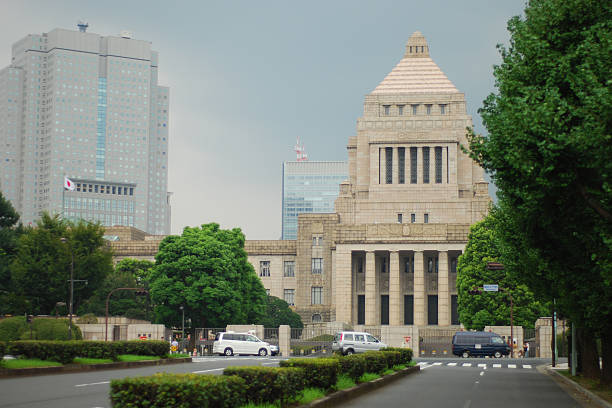 istock Japanese Parliament (Diet) on a stormy day 471113367