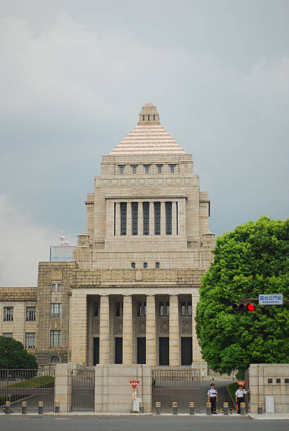 istock Japanese Parliament (Diet) on a stormy day 471113377