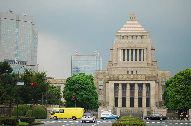 istock Japanese Parliament (Diet) on a stormy day 471113379